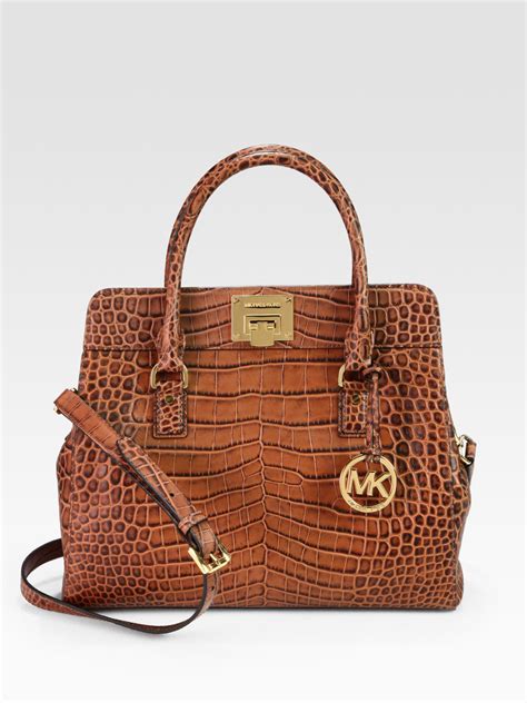 michael kors alligator handbags